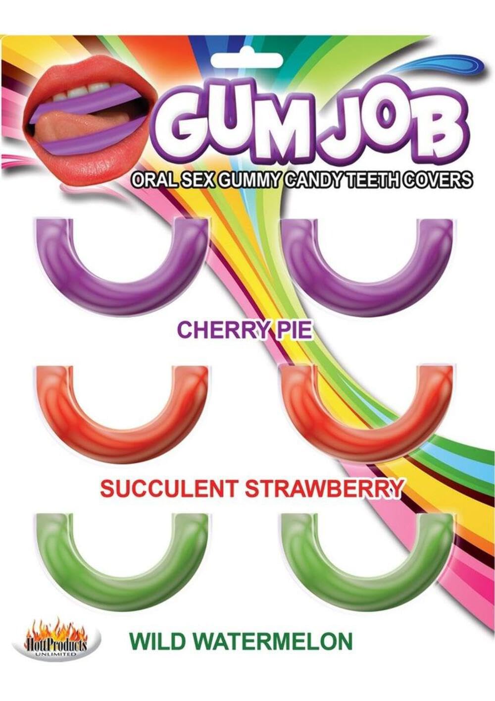 Hott Products Gum Job Oral Sex Candy Teeth Covers 6 Pack