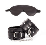 Sex Restraints Handcuffs BDSM Plush Blindfold Sleep Mask Wrist Ankle Cuffs for Couples Bondage Fetish Adjustable