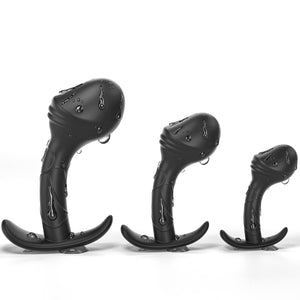XINBALE Anal Plug Training Sets,3 Sizes of Silicone Anal Butt Plug Trainer Kit for Comfortable Long-Term Wear, with Flared Base