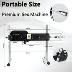Thrusting Sex Machine, APP/Remote Control Automatic Dildo Love Machine for Women and Men, Adjustable Adult Sex Toys with Attachm