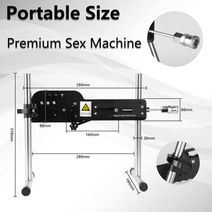 Thrusting Sex Machine, APP/Remote Control Automatic Dildo Love Machine for Women and Men, Adjustable Adult Sex Toys with Attachm