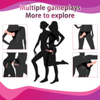 Strap on Dildo Harness Sex Toys for Couples Women, Strapless Double Dildo Thick Consoladores Realistic G Spot Anal Vibrator with