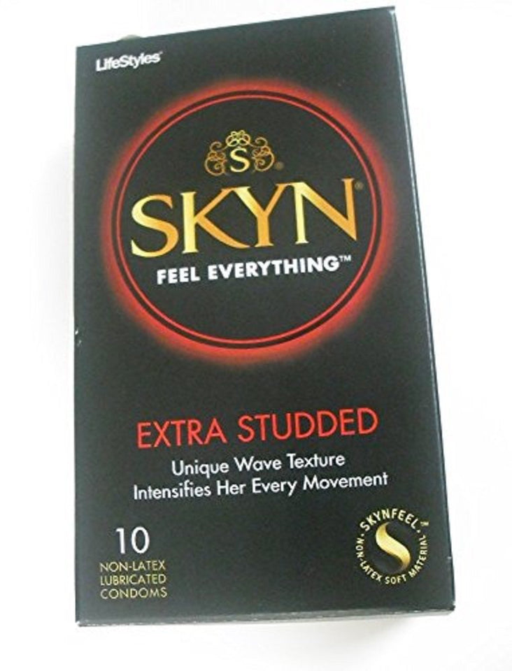 (D) Lifestyles Skyn Extra Stud 10Pk