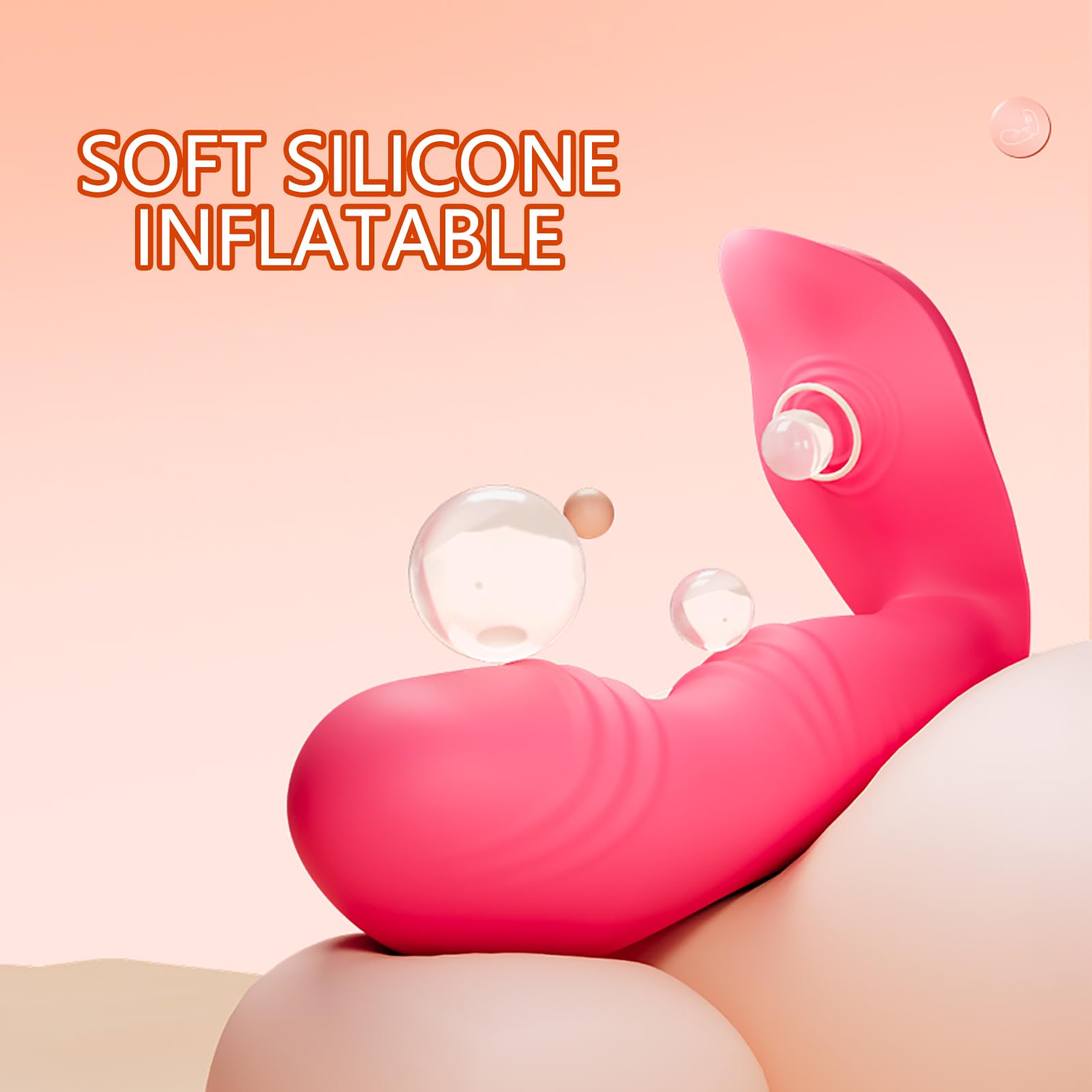 XYVYNZ Inflatable Butt Plug Anal Vibrator Dildo Prostate Massager Sex Toy for Men and Women with 10 Vibrating Butt Plug Anal Plu