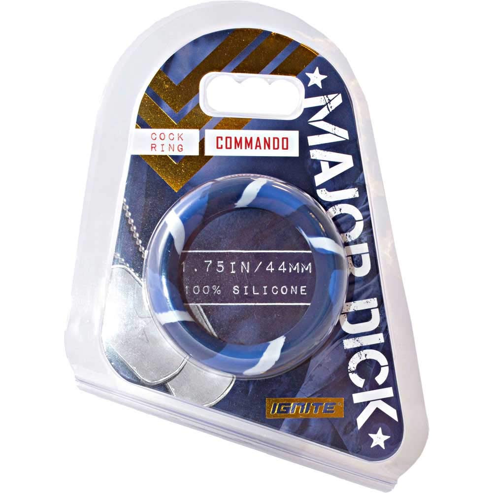 Major Dick Commando Silicone Donut Blue Camo (1.75In.44Mm)