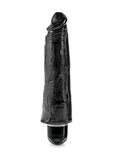 (Wd) King Cock 8 Vibrating St Black ''