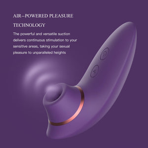 Adult Sex Toys Dildo Sucking Vibrator - 2 in 1 Clitoris Stimulator with 9 Sucking & Vibrating Modes for Women Clitoral Nipple, W