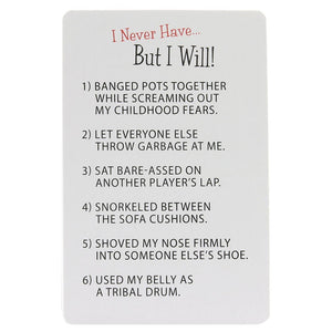 I Never Have But I Will Card Game
