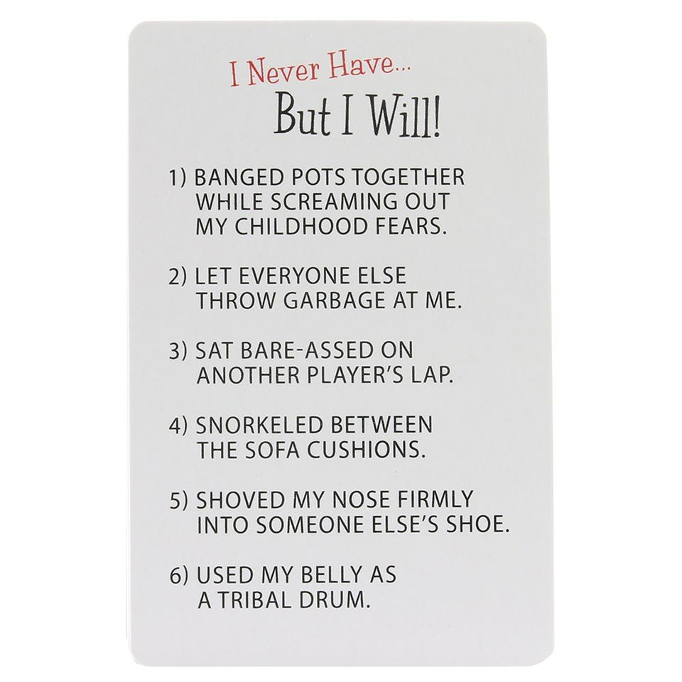 I Never Have But I Will Card Game