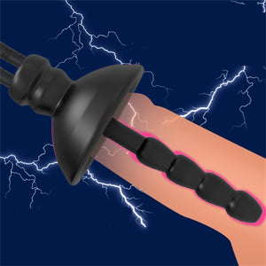 Male Silicone Multi-Bead Urethral Expansion Masturbation Device Electric Shock Urethral Penis Plug SM Sex Toy