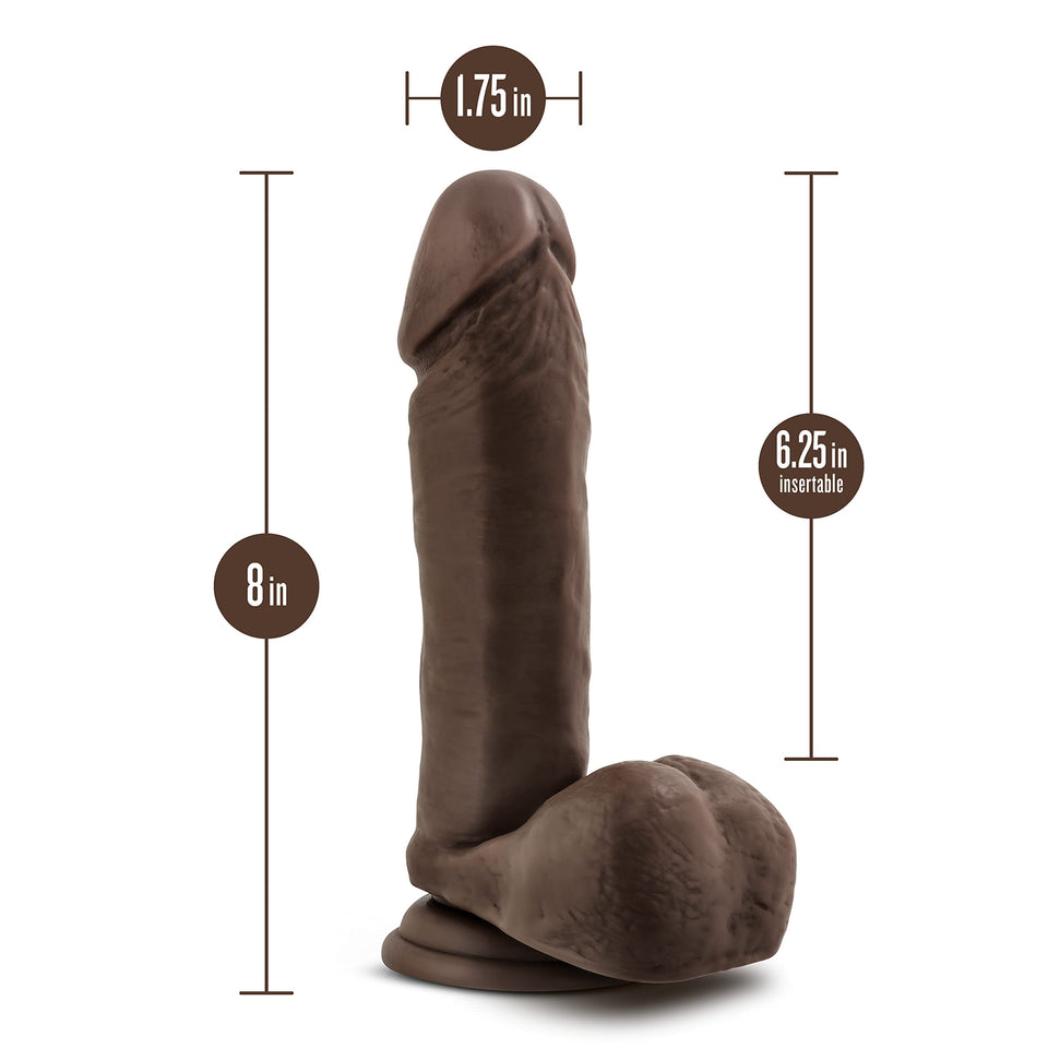 Dr. Skin Plus Pos Dildo W/Ball 8In Cho