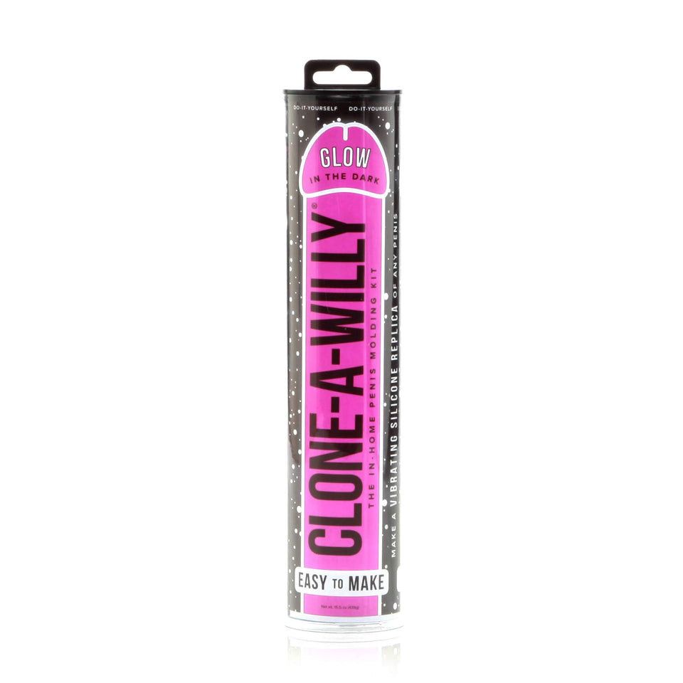 CLONE-A-WILLY - Silicone Penis Casting Kit for Glow In The Dark Dildo (Pink)