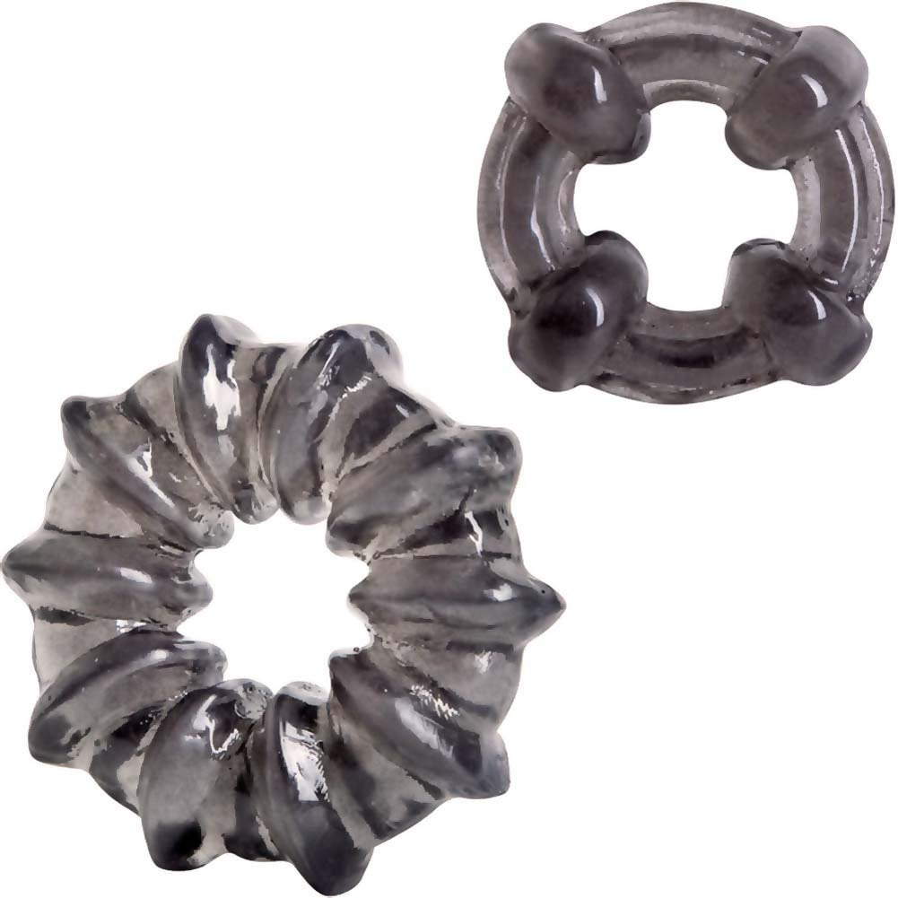Topco Adam Male Toys Sex Shooter Cock Rings, Smoke