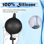 Sex Toys Silicone Inflatable Butt Anal Plug with Pump BDSM Anal Plug Expansion Training Kit Stimulation Anal Pump Plug Buttplug