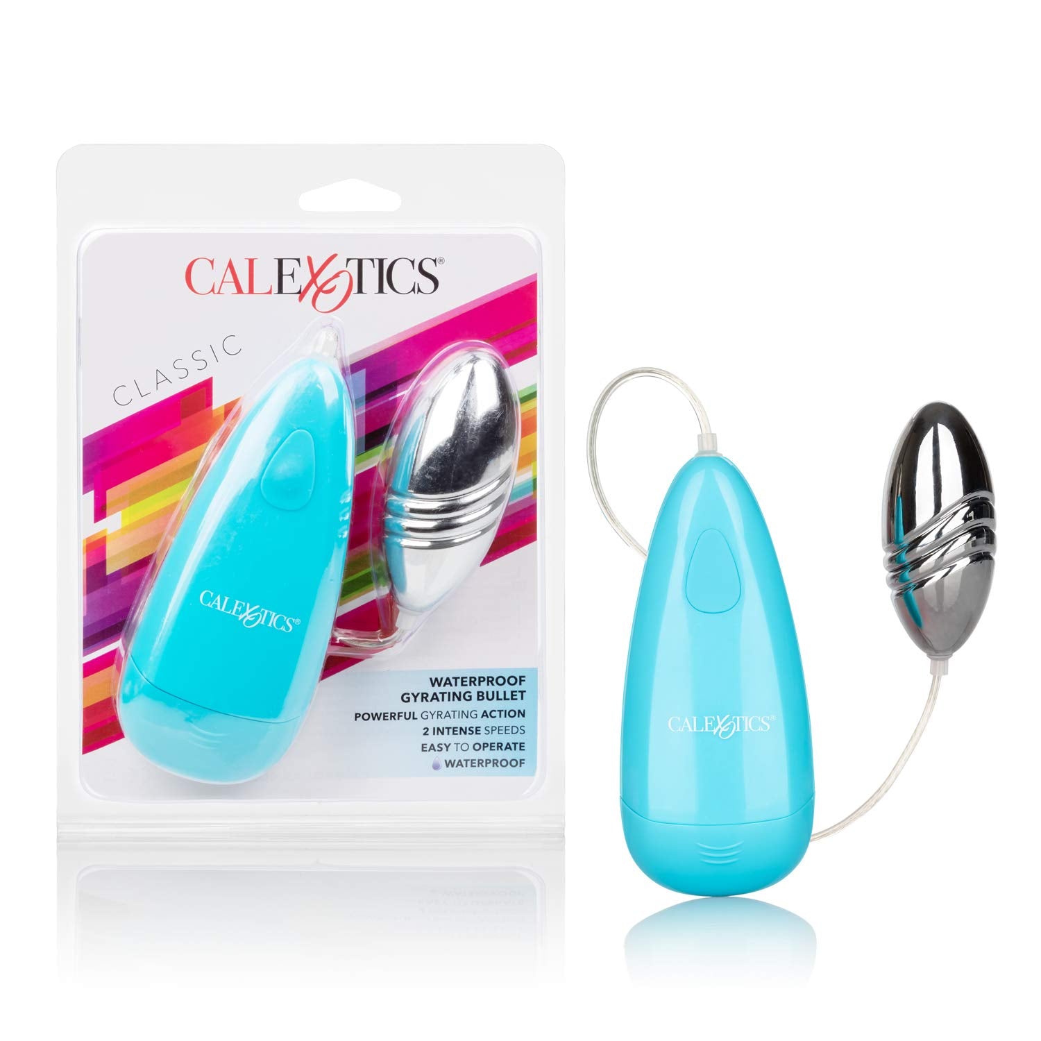 Calexotics Waterproof Gyrating Bullet - Blue