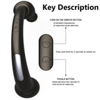 AMAZBEE 10 Modes Vibrator Butt Plug for Men Prostate Massager Consolador Adult Sex Toys Women for g Spot Anal Beads Charging by