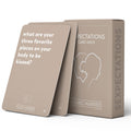 SEXPECTATIONS Card Deck - Conversation Starters for Couples - 52 Questions on Intimacy - Fun Marriage Road Trip Cards Game - Com