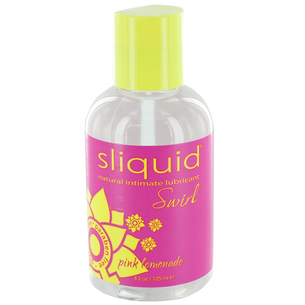 Sliquid Swirl Water Based Lube Moisturizer, Pink Lemonade, 4.2 Ounce
