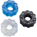 Wet Dreams Chain Gang Cock Rings - Asst. Pack of 3