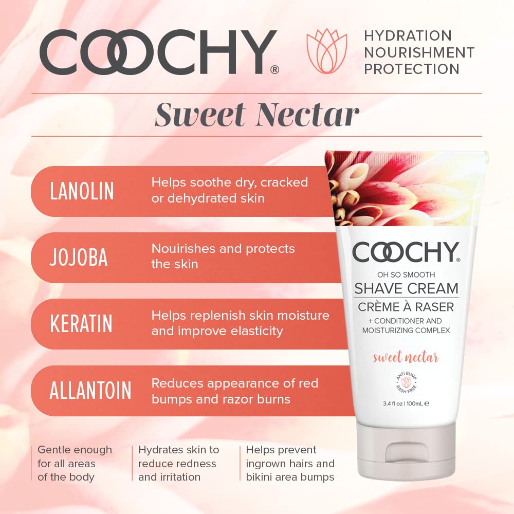 Coochy Shave Cream-Sweet Nectar 15Ml Foil