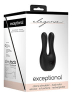 Shots Toys Elegance Dual Motor Clitoral Stimulator Exceptional, Black