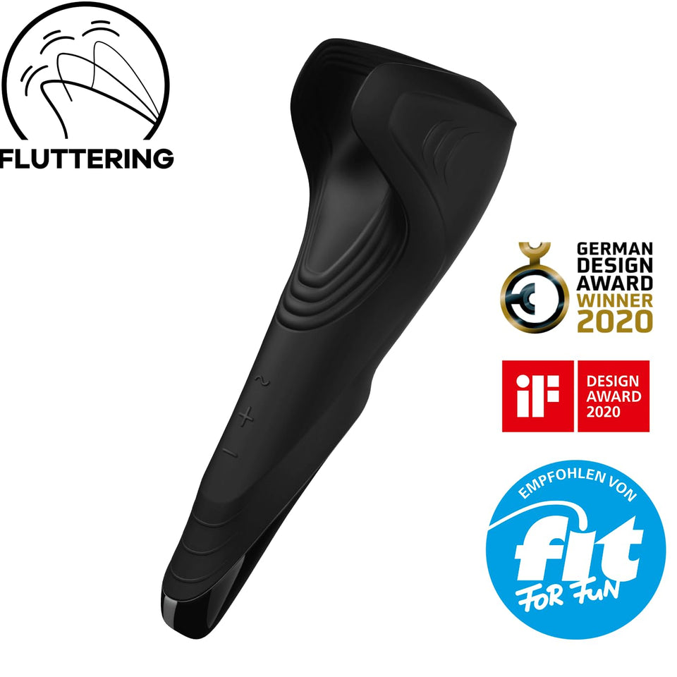 Satisfyer Men Wand Vibrator - Male Masturbator, Stroker, Vibrating Stimulation, Textured - Waterproof, Rechargeable