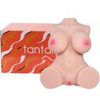 TANTALY 8LB Torso Sex Doll Selena, Male Sex Toy with Big Boobs and Ultra Soft Ass, Realistic 3D Textured Vaginal and Anal Tunnel