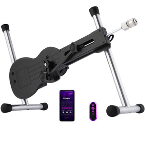 Hismith Mini, Sex Machine with KlicLok System, APP Controlled Thrusting Dildo Machine with Remote Control, Black