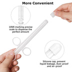Lube Applicator Syringe With Precise Scales, 6.5??Personal Lubricant Shooter With Air-Proof Silicone Cap, Reusable Durable Applied For Men, Women & Couples