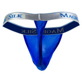 Magic Silk Micro Thong, Cobalt, Medium