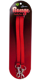 Sportsheets Rouge Cruelty Free Tethers, Red