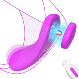 Wearable Panty Vibrator, 1.5 OZ Ultra-Light Butterfly Clitoral Vibrator with Magnetic Closure, Remote Control Vibrating Panties,