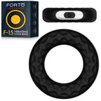 Forto F-15: Silic Vibrating Cockring Bk