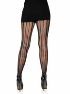 Vintage Pinstripe Net Tights