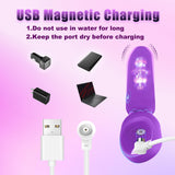 LUKIKI Bullet Vibrator Adult Toy - Female Sex Toys with 10 Vibration Modes, Mini G Spot Vibrator for Nipple Clitoral Stimulation