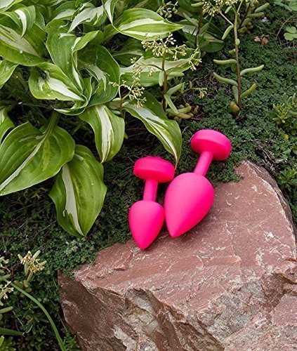 Gvibe Gplug Small Vibrating Butt Plug, Neon Rose