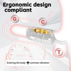 Vibrating Penis Cock Sleeve Ring to Enlarge for Male,Adult Sex Toys Couples Vibrator with 9 Stimulation Modes,G Spot Vibrators P
