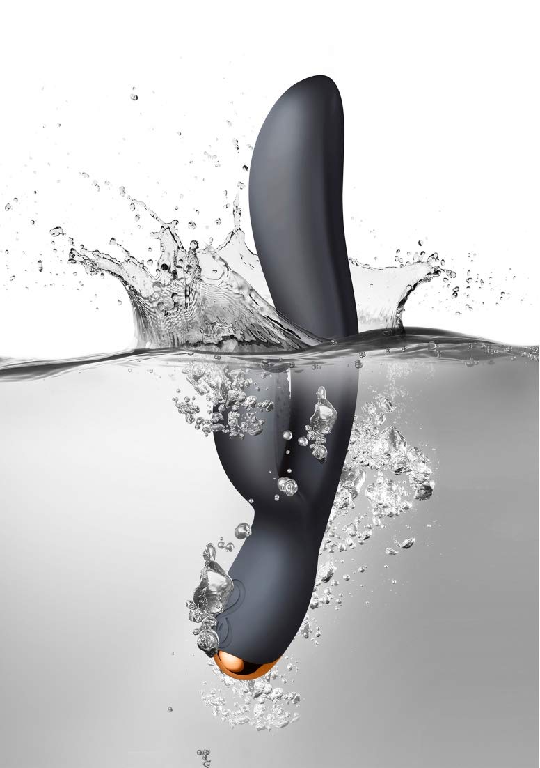 Rocks Off Regala Rabbit Vibrator Black