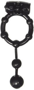Macho Stallions Vibrating Erection Keeper, Black