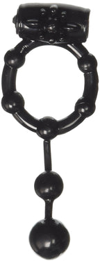 Macho Stallions Vibrating Erection Keeper, Black