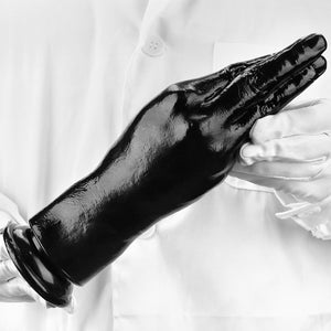 Realistic Hand Dildo with Vac-u-Lock Adapter Black Forearm Dildo Anal Butt Plug Anal & Vaginal Masturbation Adult Sex Toy(L)