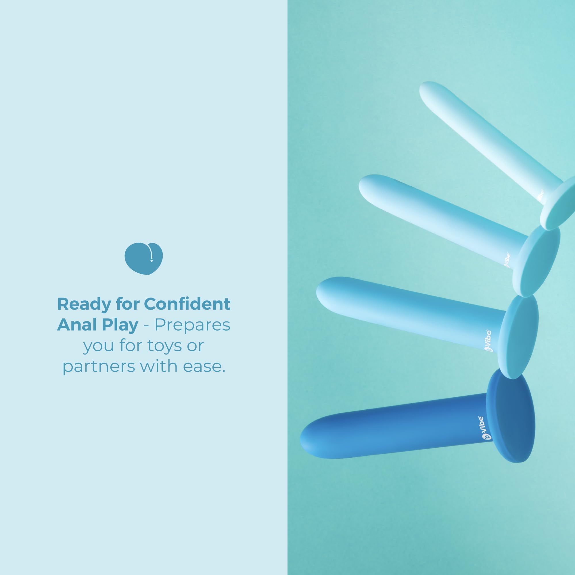 b-Vibe Silicone Anal Train Dilator Set