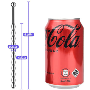 FST Urethral Sounds Stainless Steel Multi Beads Penis Plug Urethral Stimulation Urethral Dilators Adult Sex Toys for Male Mastur
