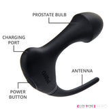 Ohmibod Club Vibe 3.Oh Hero Wearable Anal Vibrator - Wireless Remote Control Vibrating Butt Plug - Personal Massager For Women -