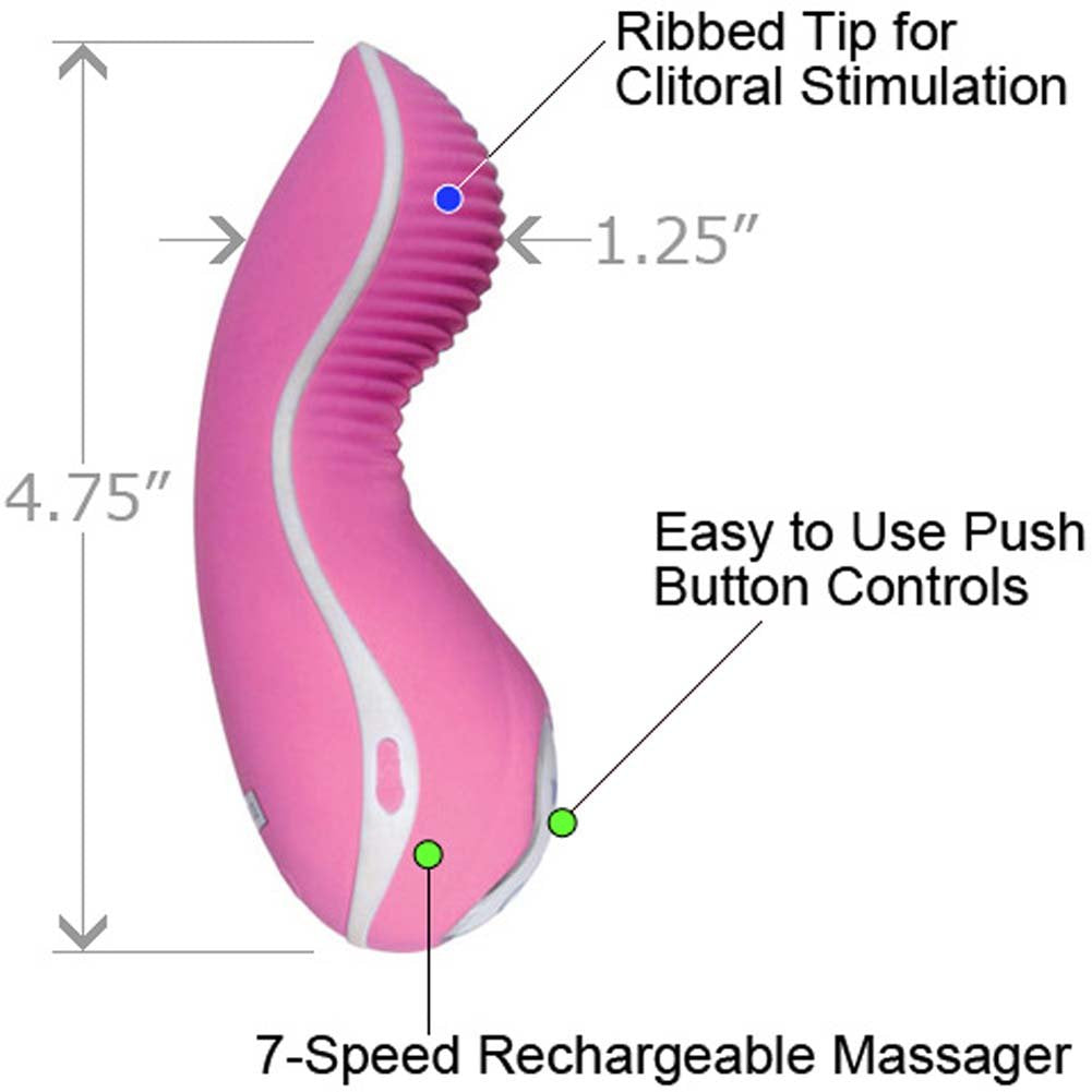 Nasstoys Twilite Contour Massager Waterproof, Pink