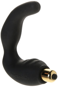 Rocks Off Naughty-Boy Double P Spot Silicone Massager, Black