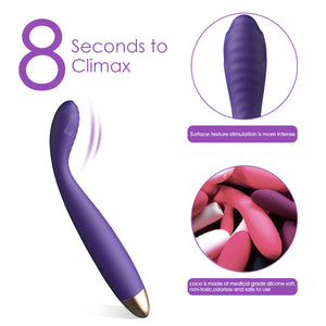 G Spot Dildo Vibrator Adult Sex Toys - SVAKOM Waterproof Personal Massager Finger Dildos Vibrators for Women - 5 * 5 Vibrations