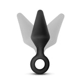 Blush Novelties Night Rimmer - Platinum Cured Puria Silicone Anal Plug Beginner Training Kit - 3 Sizes - Ultrasilk Smooth Butt P