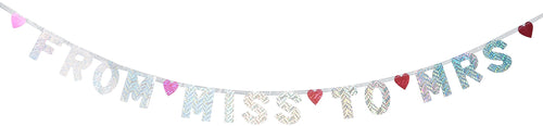 (D) Bachelorette Banner From M To Mrs