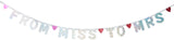 (D) Bachelorette Banner From M To Mrs